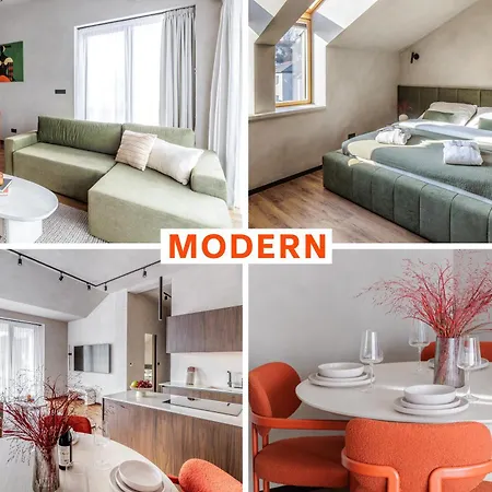 Affittacamere Imperial Residence, 6 Design 60m2, Center, Terraces, Ac, Parking Banská Bystrica